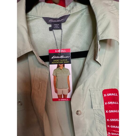 Eddie Bauer Women’s Outdoor Shirt - XS (Quiet Green) NWT - Picture 2 of 12